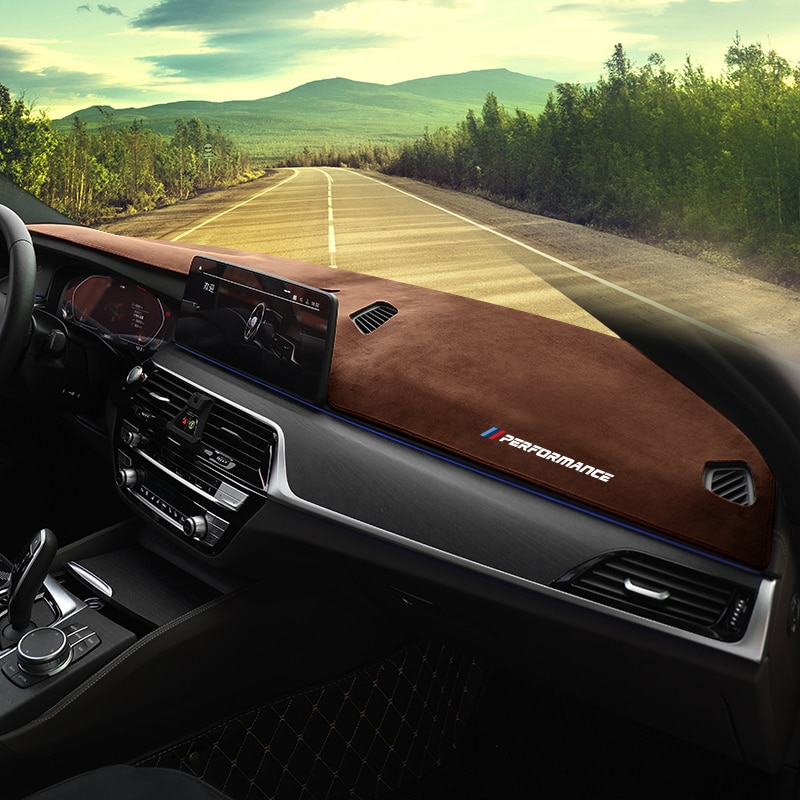 Flannel Soft Dashboard Anti-slide Protective Mat Sun Shade Carpet Cover For BMW X1X3X4X5X6 F25 F26G01 G02 G08F15 F16F48 F49