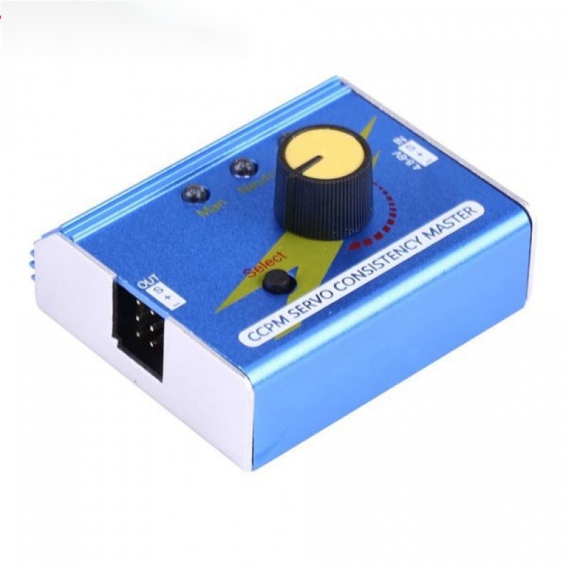 Multi Motor CCPM 3 Channel ESC Servo Consistency Master Checker RC Metal Servo Tester For RC Plane Car Boat Model