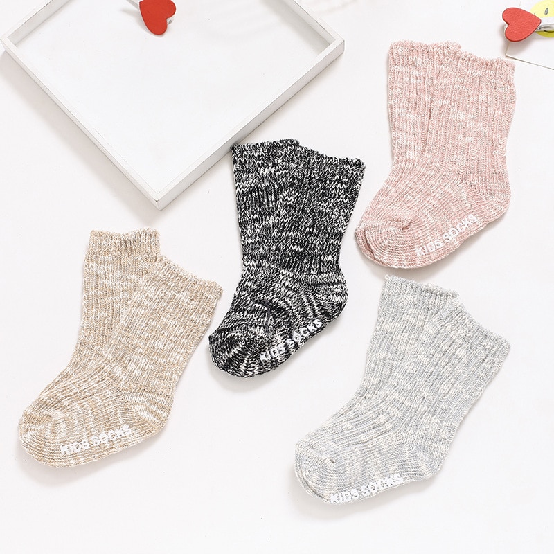 Baby Accessories Baby Floor Socks Girl Biys Knit Kids Animal Emboidered Newborn Knee 12 Months Frill Socks Girl 25-36m