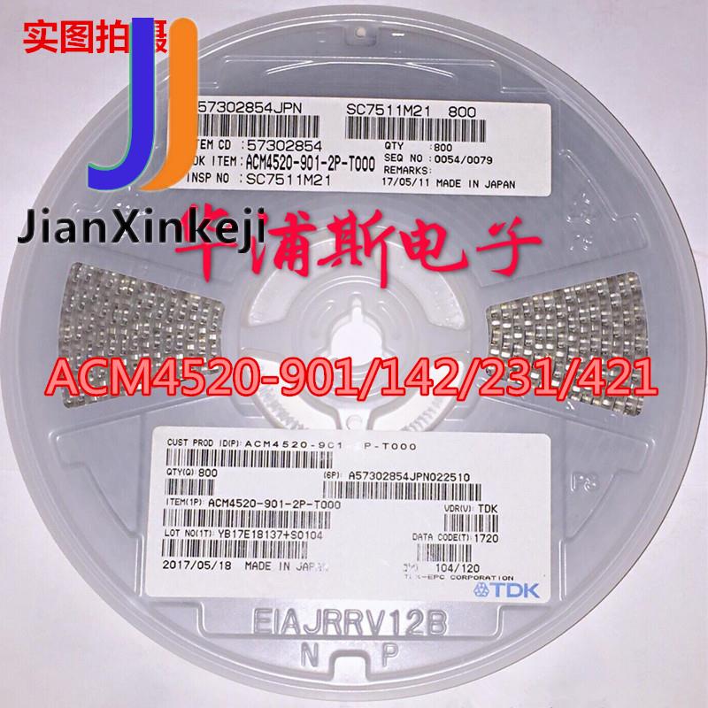 10pcs 100% orginal new SMD common mode filter ACM4520-901/142/231/421-2P-T000 common mode inductor