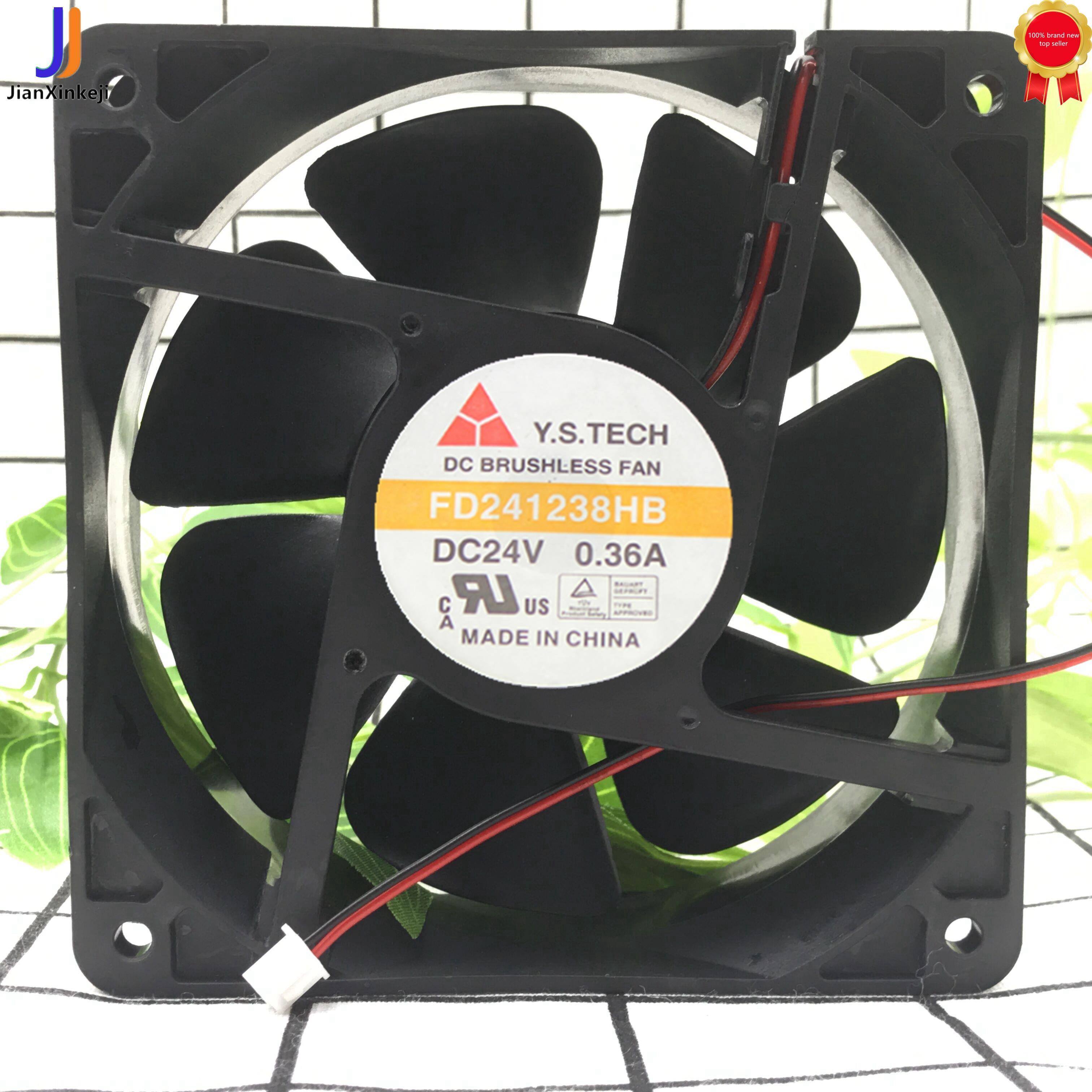 1pcs100% orginal new .TECH FD241238HB 12038 24V 0.36A inverter cooling fan