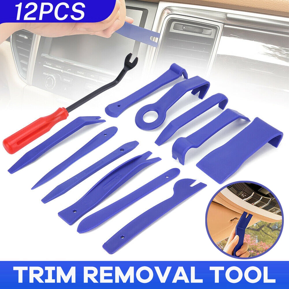 12pcs Plastic Trim Removal Tool Car Radio Panel Door Clip Dashboard Trim Tool Auto Car Removal Tool Herramientas Mecanicas