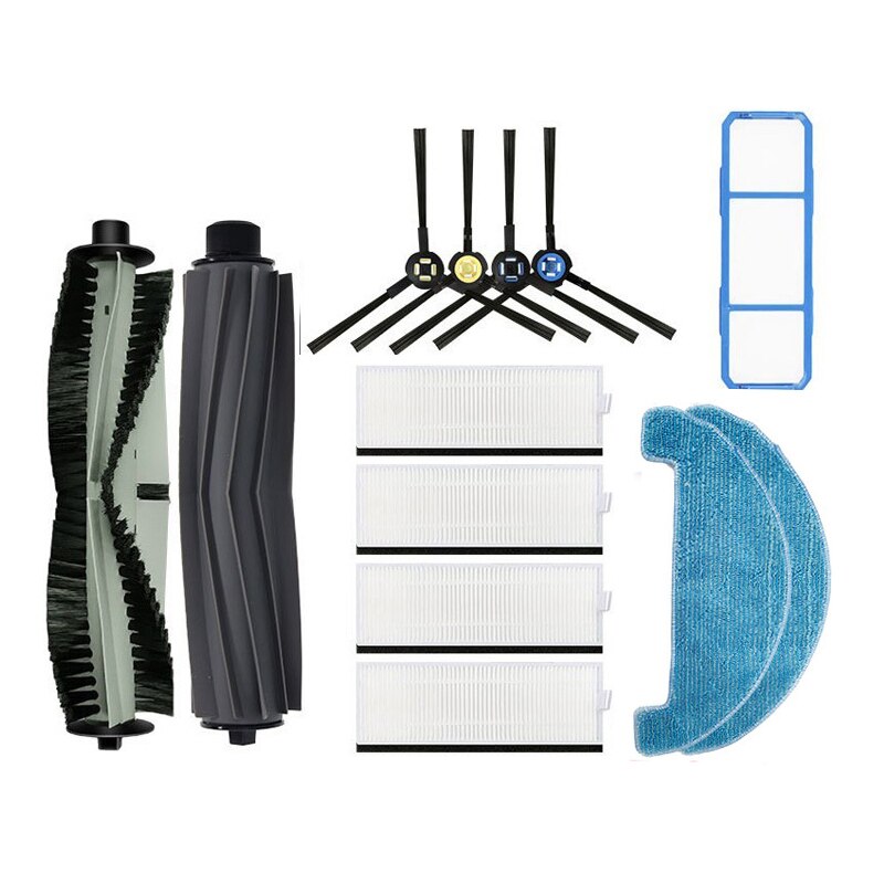 Roller Main Brush Cover Side Brush HEPA Filter Mop Cloth for AMIBOT Animal Premium Connect X782 Robot Vacuum Parts Replacement