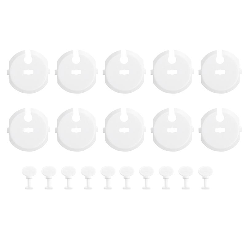 20pcs Socket Cover Children Protection French Style Outlet Protective Cover