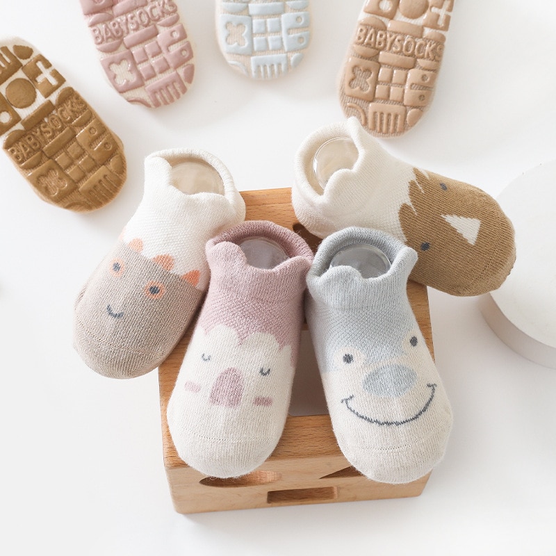Baby Anti-slip Socks Cute Cartoon Newborn Cotton Socks Spring and Autumn Children Toddler Socks Boys Girls Children Socks
