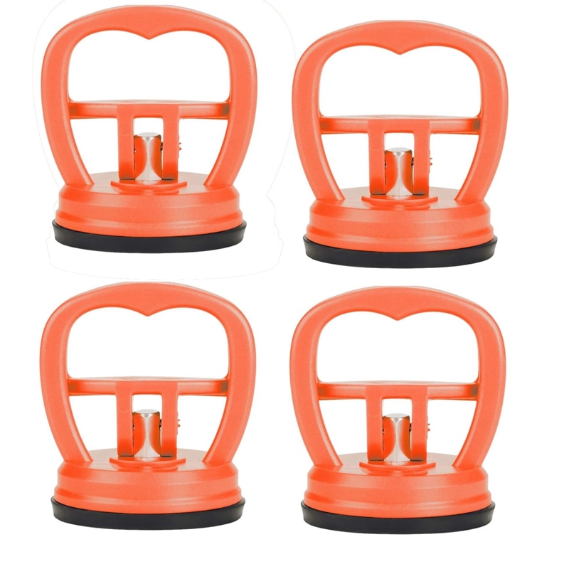 4 Pcs Heavy Duty Suction Cup Lifter Dent Puller Handle Lifter Car Dent Puller Suction Cup Dent Remover Tools