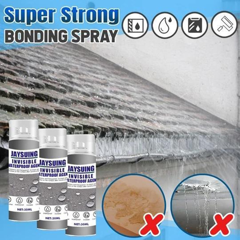 Sealant Spray Super Strong Bonding new brand Invisible Waterproof Anti-Leaking Sealant Spray For Home External Wall Roofing