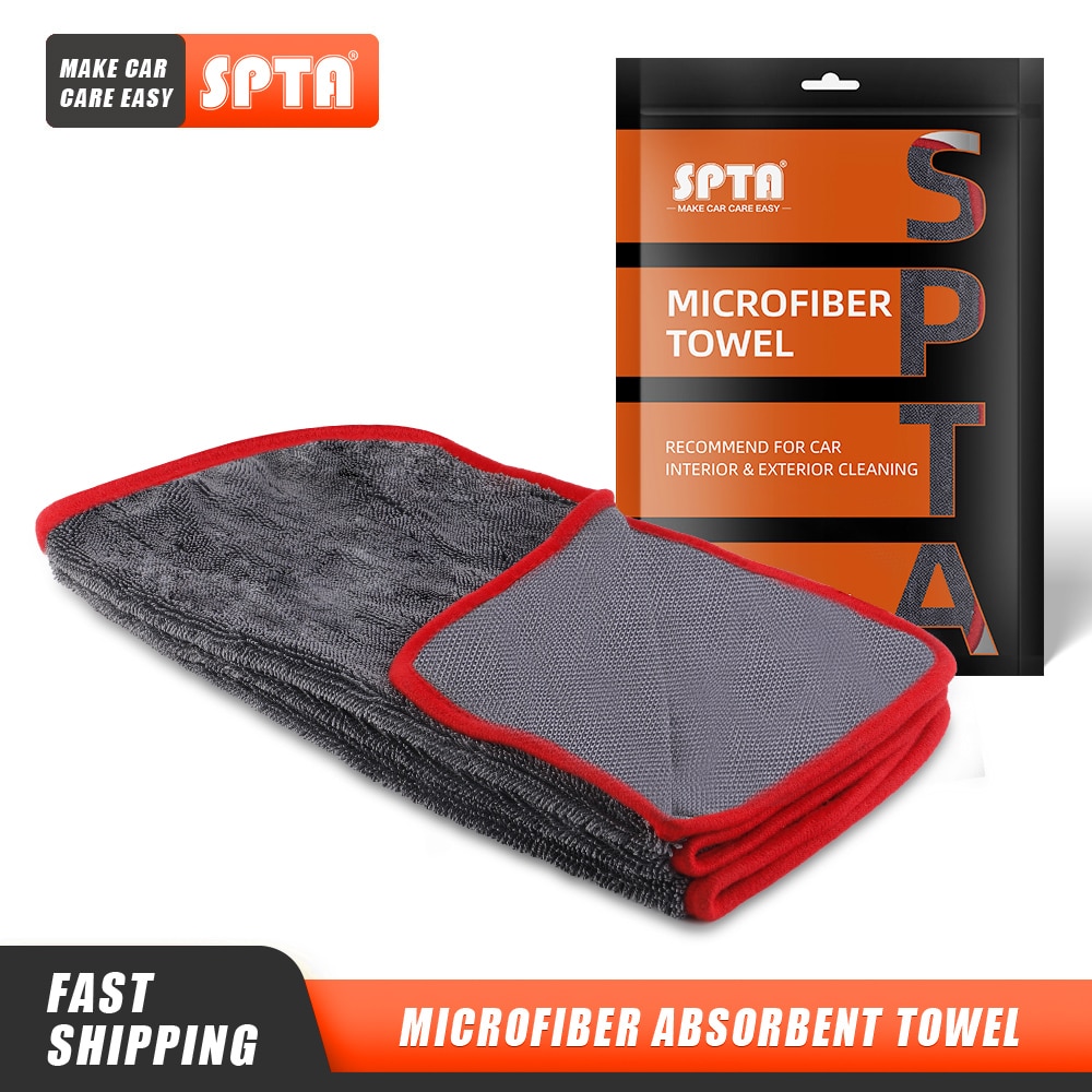(Bulk Sale )2-20Pcs SPTA Microfiber Absorbent Towel Car Washing Towel Car Care Cloth Auto Cleaning Drying Cloth