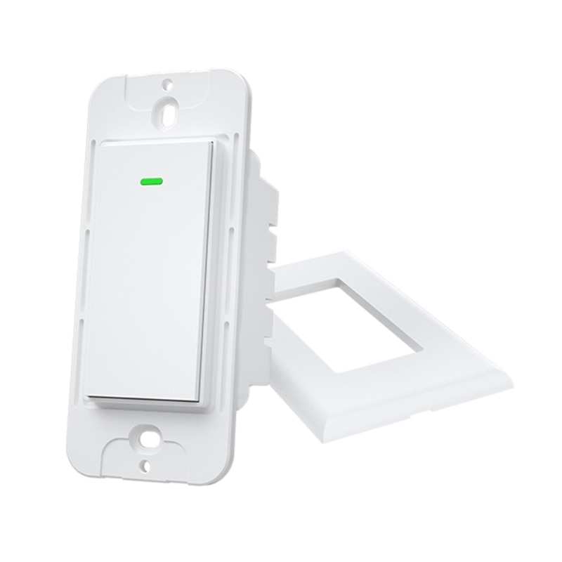 Wireless Smart Switches Light Wall Panel Switch with Remote Control Mini Relay Receiver 110-125V Home Light Fan Switch