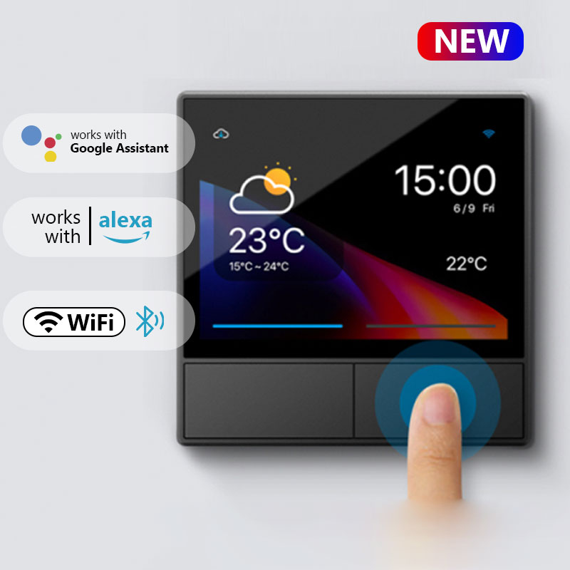 SONOFF NSpanel Smart Scene Wall Switch EU/ US Wifi Smart Thermostat Display Switch All-in-One Control For Alexa Google Home Siri