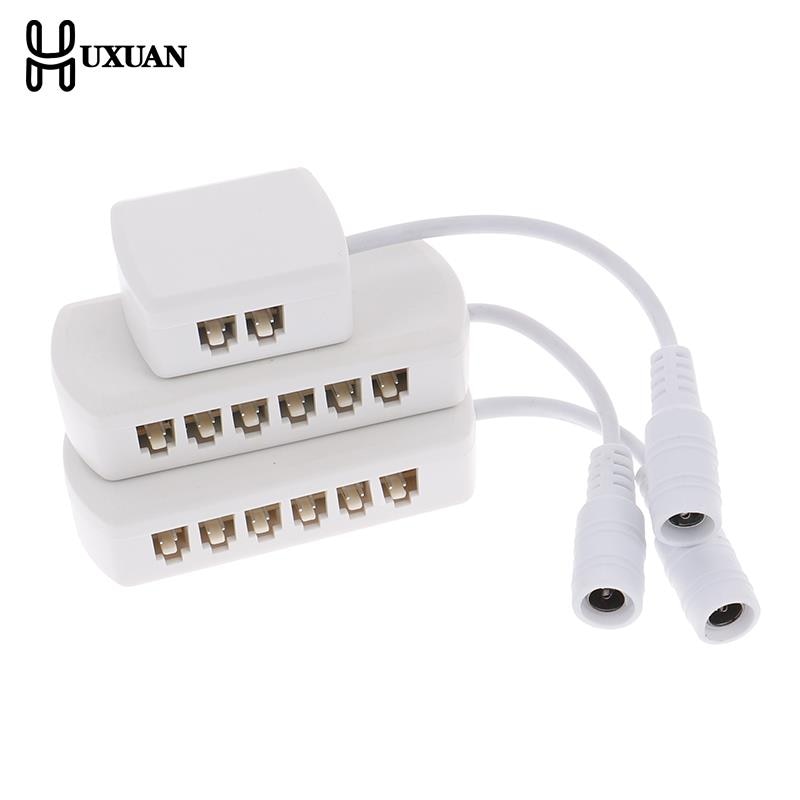 4/6/12Ports 2510 Hub Splitter Junction Box Distributer Connectors Male Plug LED Cabinet Light Adapter 2.54 Spacing Indoor