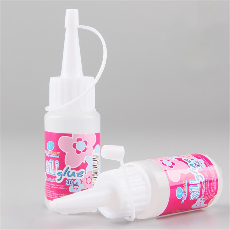 30ML 50ML Silicone Liquid Glue Sticker Children Student Handmade Paper Crafts Tool Home Adhesive Office School Supply Stationery