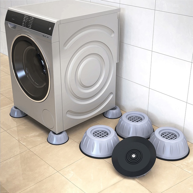 2/4Pcs Anti Vibration Feet Pads Washing Machine Rubber Mat Slipstop Silent Dryer Universal Fixed Non-Slip Pad Furniture Foot Pad