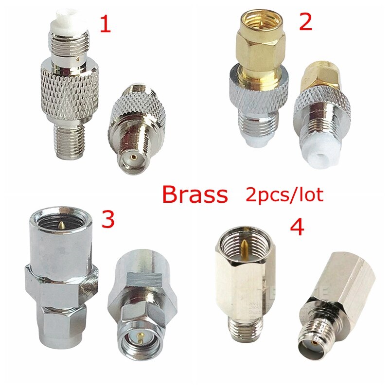 SMA To FME Male Female Straight Connector FME Male Female To SMA Male Coaxial RF Adapters RF Connector New Brass Free Shipping