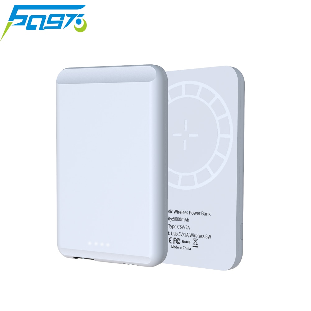6097 Powerbank 5000mAh For iphone 13 Mini 13Pro 12Pro Max For Magsafe Magnetic Wireless Power Bank Mobile Phone External Battery