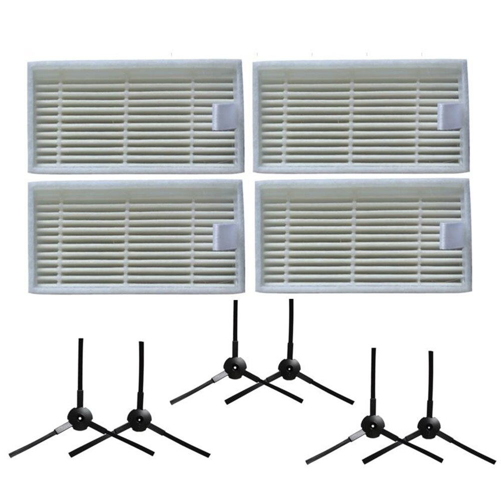 Side Brush Filter Set Parts For Medion MD 19500/19510/19511/19900 Robot Vacuum Cleaner Replace Spare Household Cleaning Parts