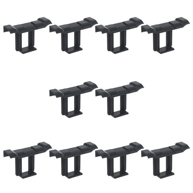 10 Pcs Outdoor Solar Panel Clean Clips Water Drained Away Clip Easy to Install