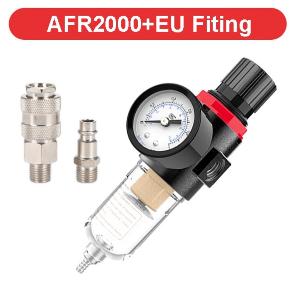 Afr-2000 1/4 Pneumatic Filters AFR2000 Filter For Air Compressor Moisture Separator Pressure Regulator Oil Water separators Unit