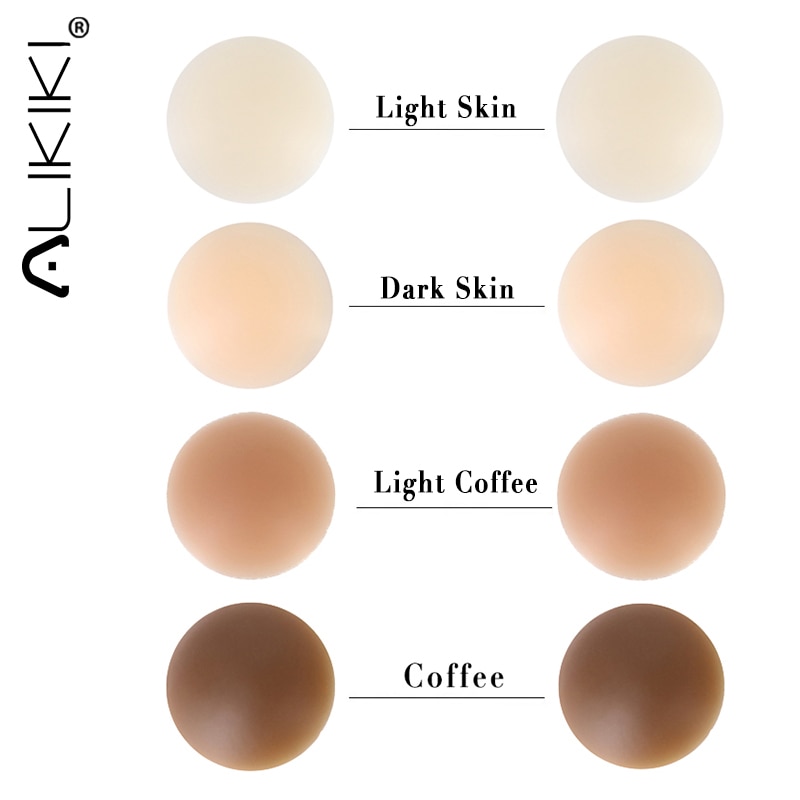 Nipple Cover Pasties Silicone Adhesive Bra Liner For Women Reusable Breast Pads Boob Tape Invisible Chest Sticker No-Show Insert