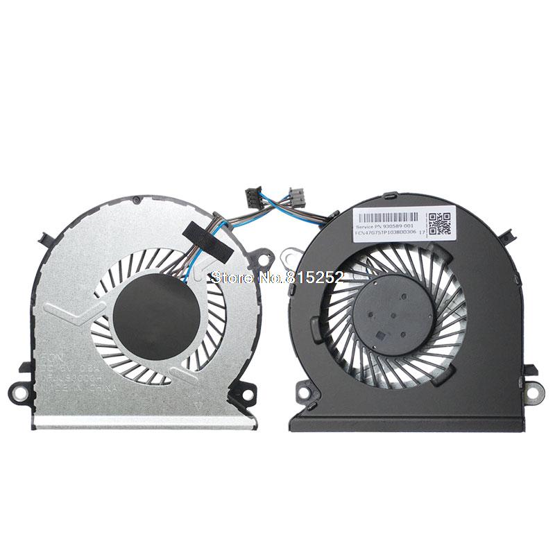 Laptop CPU FAN For HP 15-CB 15-CB528TX 15-CB529TX 15-CB530TX 15-CB531TX 15-CB532TX 926875-001 TPN-Q193 930589-001 DC5V 0.5A