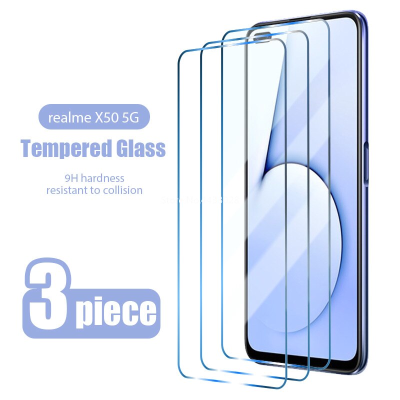 3PCS Screen Protector Glass for OPPO Realme 2 3 5 6 7 Pro Screen Protector for Realme 3i 5i 5S 6i 6S 7i Global Protective Film