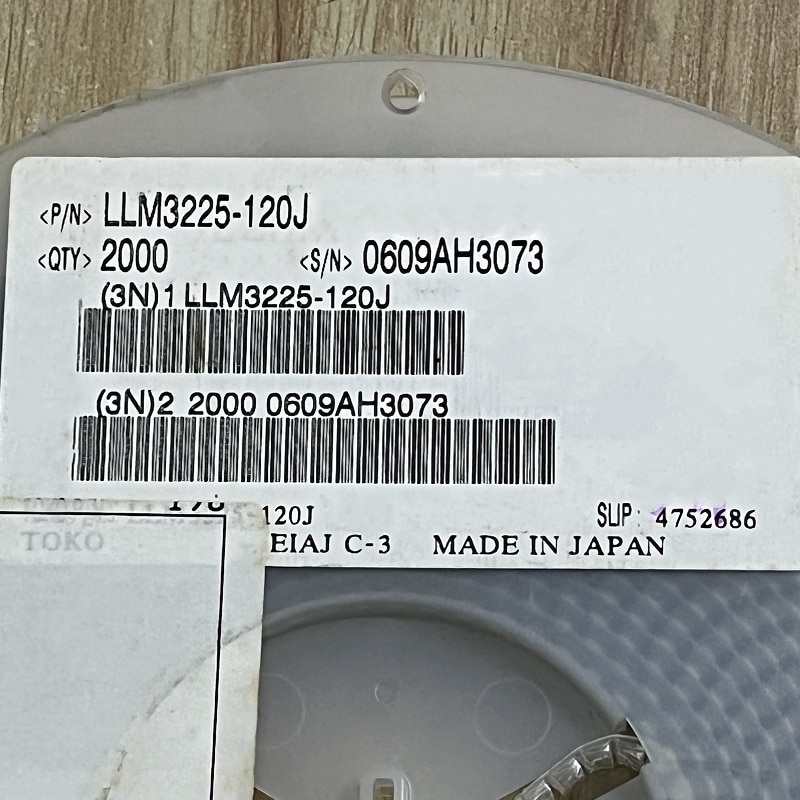 10PCS LLM3225-120J SMD 744.22 Kbytes Inductor Brand new original