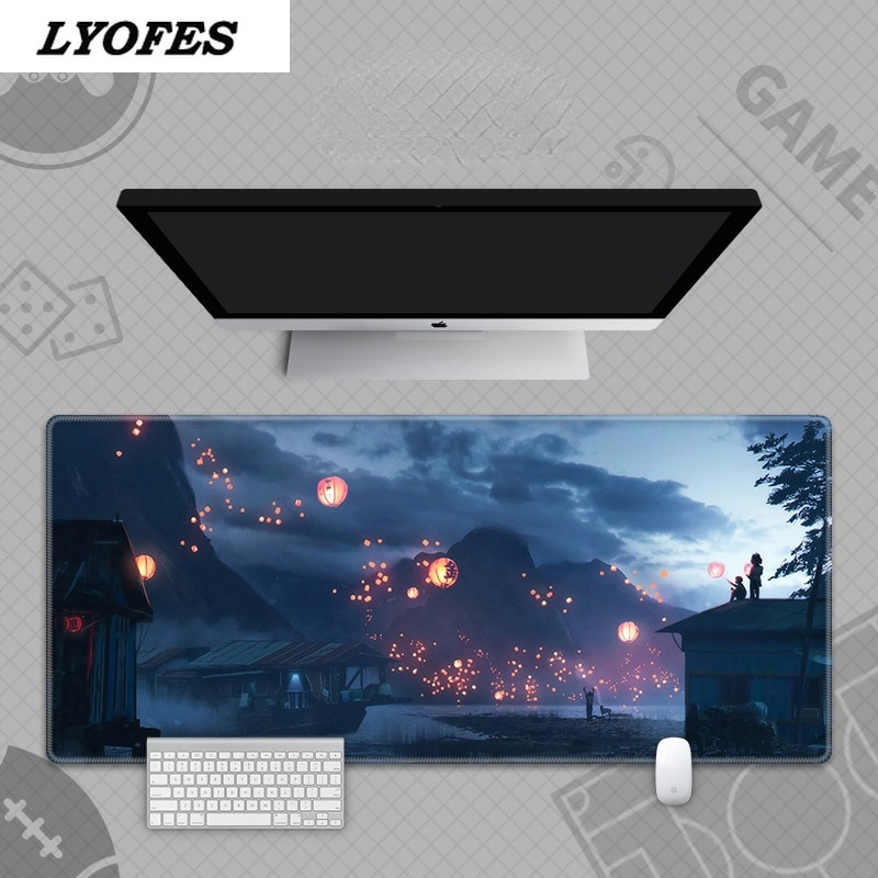 Gaming Mouse Pad Extra Large 80x30cm Gamer Deskpad Laptop Mouse Mat Writing Desk Mats Computer Keyboard Mousepad for PC
