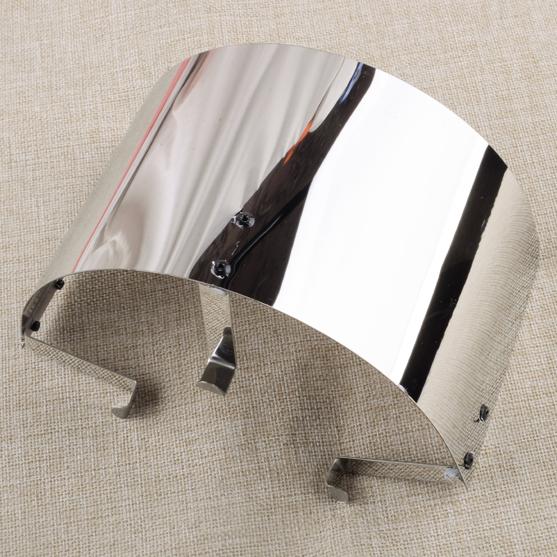 Silver Cone Stainless Steel Auto Cold Air Intake Filter Heat Guard Shield Cover for Universal Cars 2.5"-5.5"