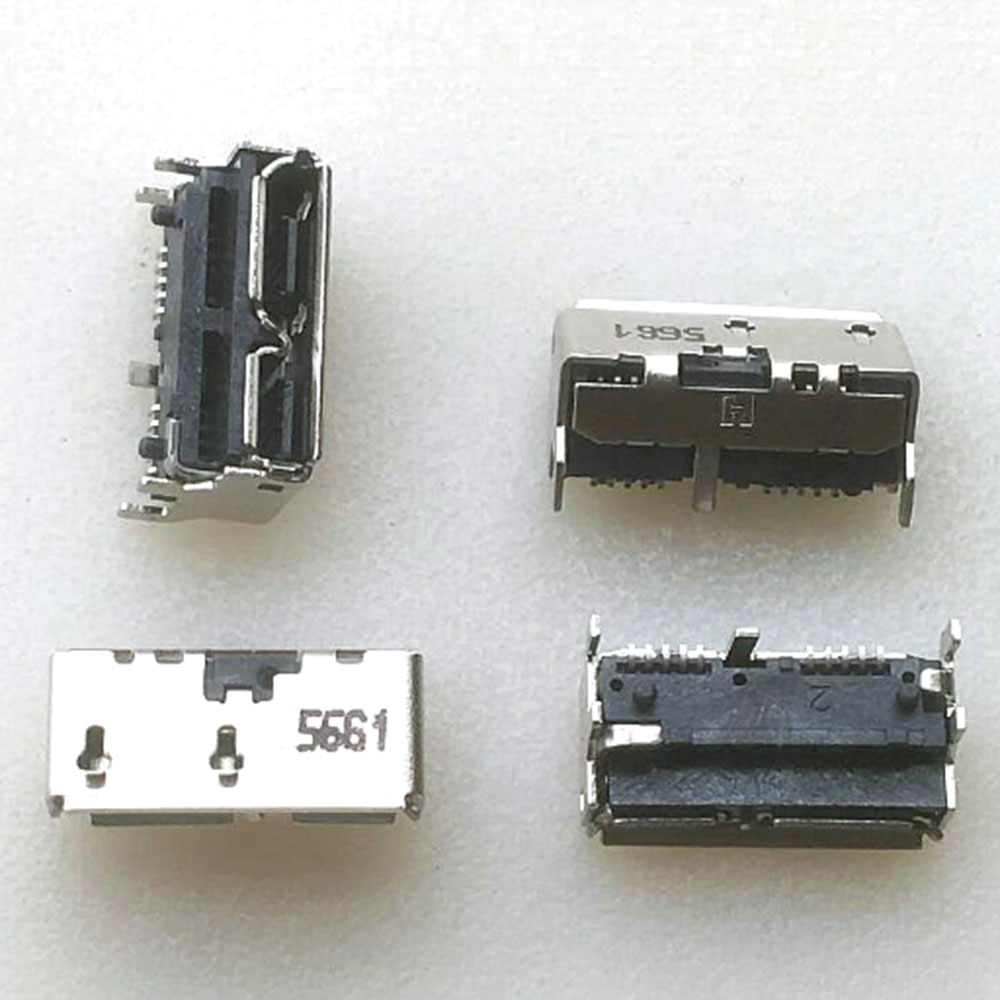 Micro USB 3.0 Female Portable Hard Drive Interface Connector Port for Samsung Toshiba Hard drive Socket H5.2mm