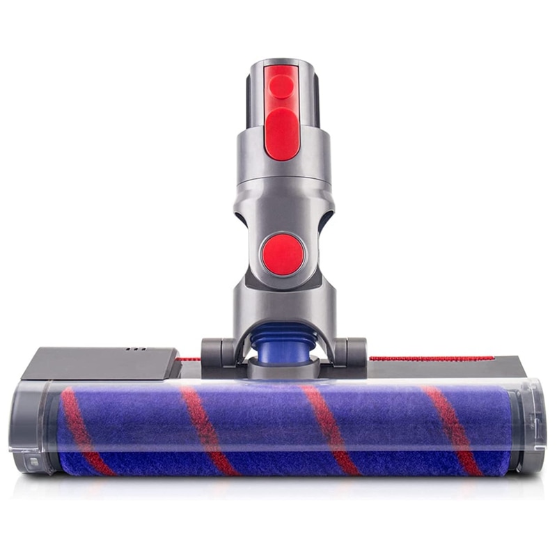 Soft Roller Brush Head for Dyson V7 V8 V10 V11 SV12 V15 Cordless Stick Vacuum Cleaners Parts Hardwood Floor Attachment
