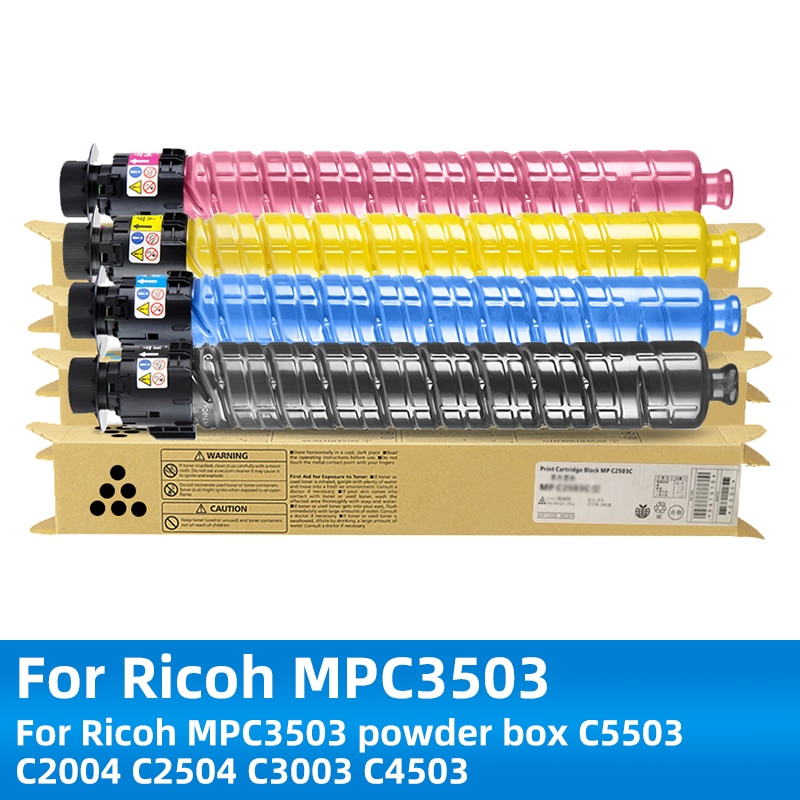 NEW Toner Cartridge For Ricoh MPC3503 C5503 C2004 C2504 C3003 C4503 C2003 C6003 C3004 C3504 color copier powder box