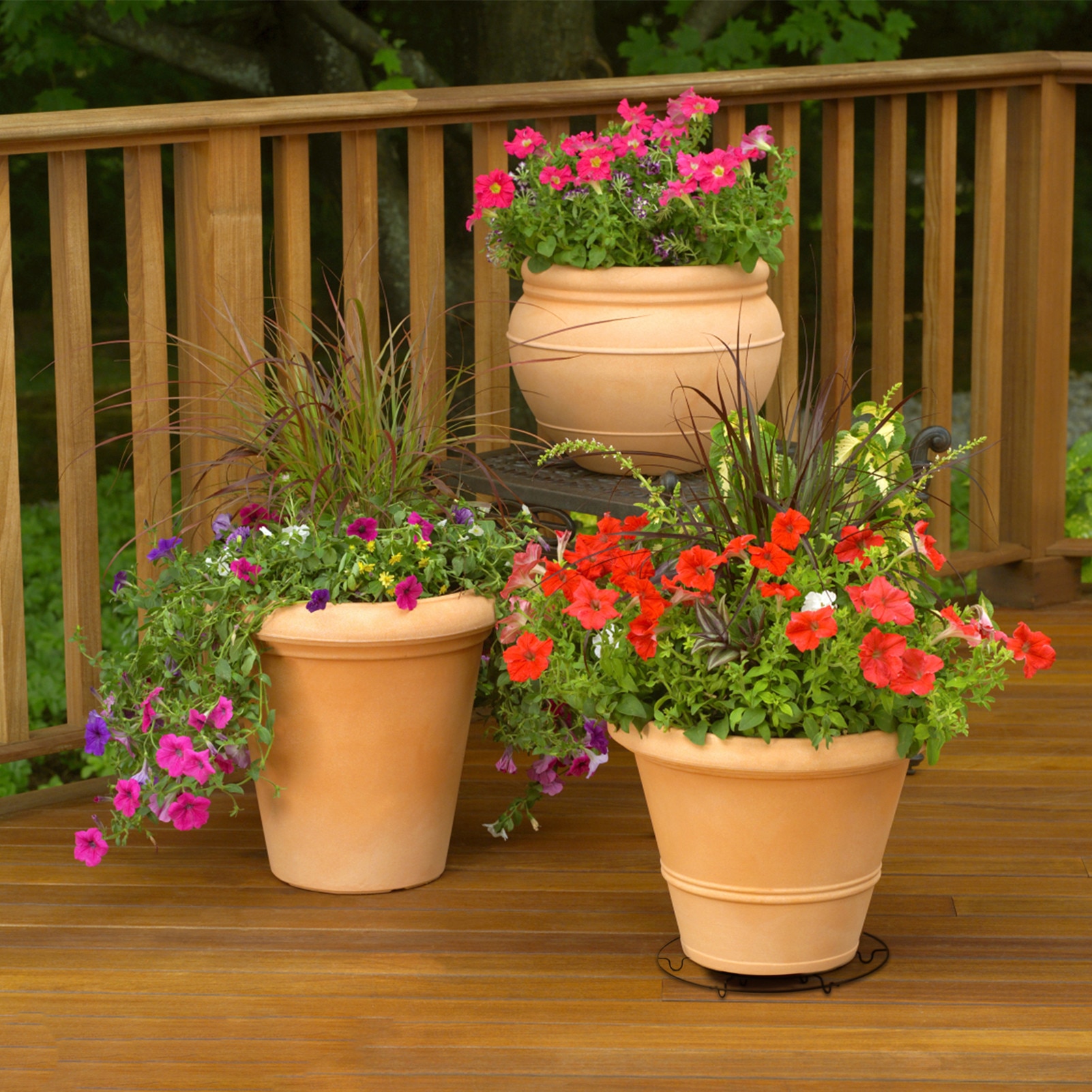Iron Plant Stand Metal Flower Pot Stands Rustproof Iron Potted Plant Stand Holder Indoor Garden Container Round Supports Rack