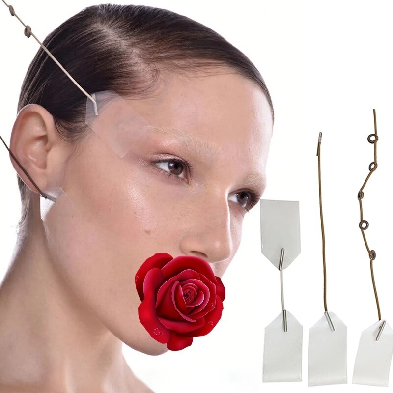 10Pcs Invisible Face Stickers Neck Eye Double Chin Lift V Shape Refill Tapes Thin Makeup Facelifting Patch Lift Face Sticker