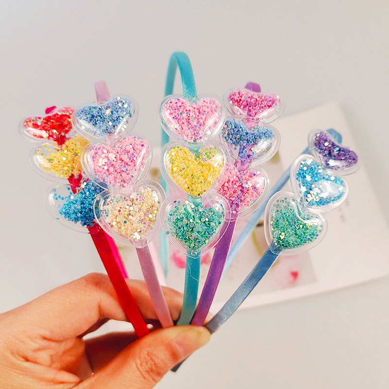Girls Hairbands Children Sequins Headbands Kids Hair Bands Hair Accessories Hair Scrunchie Girl Hair Clip Hair Band Gift
