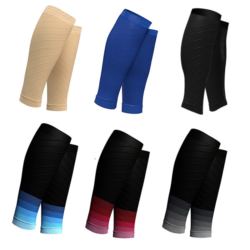 1pcs Running Athletics Compression Stockings Sleeves Leg Calf Shin Splints Elbow Knee Pads Protection Sports Safety Unisex Socks