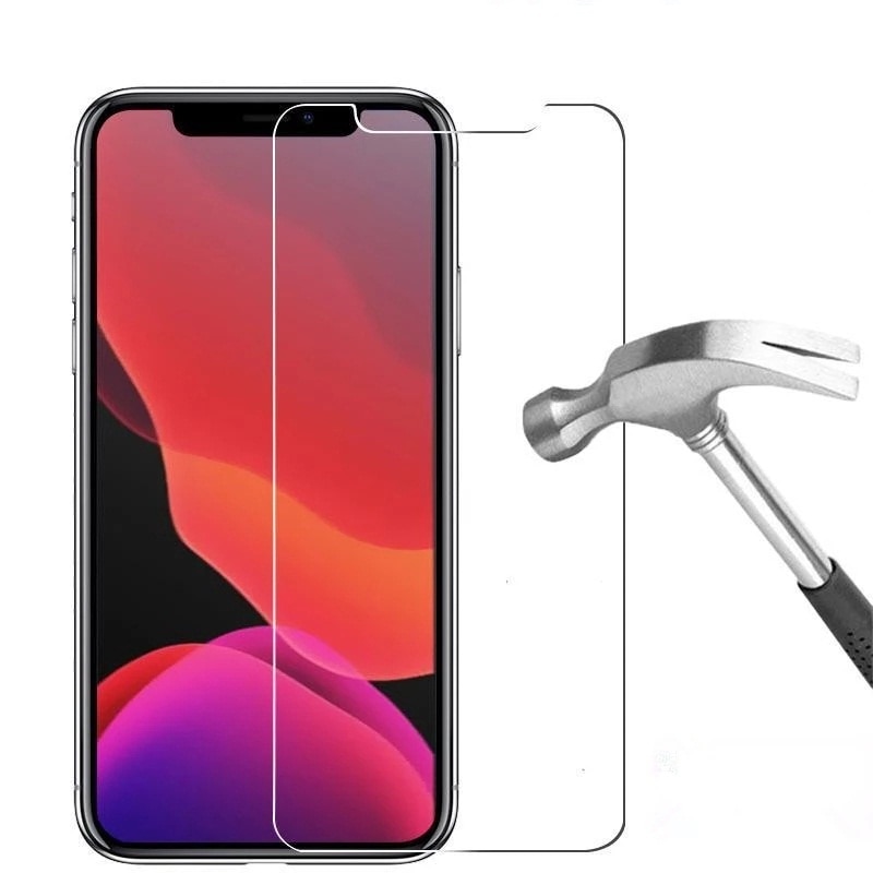 1-5PCS Tempered Glass For iPhone 14 Plus 12 13 Mini X Xs Xr 11 Pro Max Screen Protector