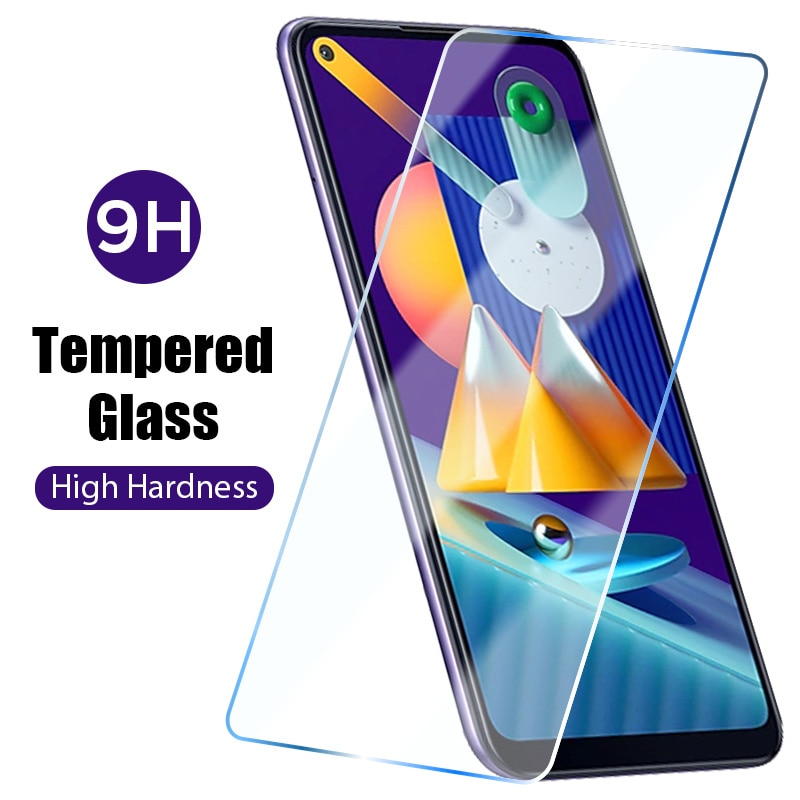 9D Full Cover Glass Film for Samsung Galaxy A51 A21S A31 A41 A42 A2 A01 Core Screen Protector for Samsung A71 A02S A11 A12 F41