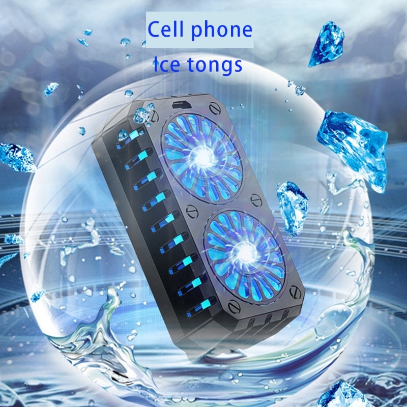 Semi-Conductor Cooling Chip, Cellphone Radiator, Suitable for 4-6.7inches Cellphone for Video Streaming, Car Driving K1KF