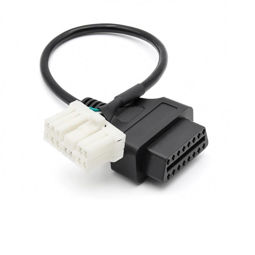 Free shipping OBD adapter cable supports 2012-2015 Tesla TESLA Model X S 12pin Edamame X/S
