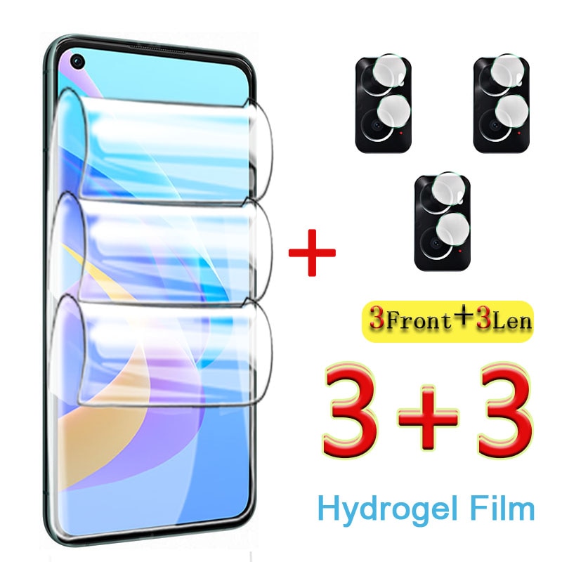 Hydrogel Film For Oppo A76 Tempered Protective Glass opo A96 A36 A56 A16 A54S A53 A53s 5G A54s Screen Protectors Camera Lens