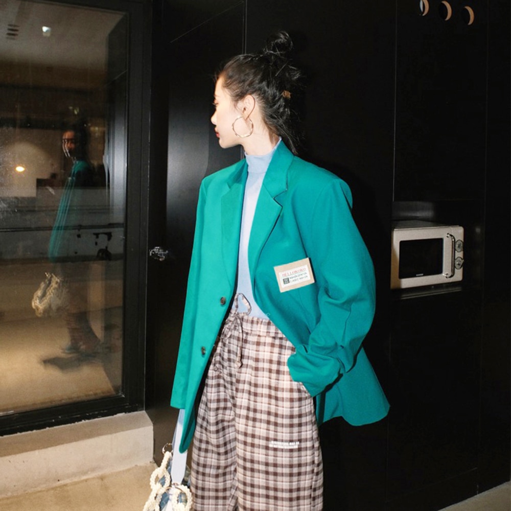 2022 spring new small suit jacket female star with the same style pot friends group pet suit good-looking quality suit