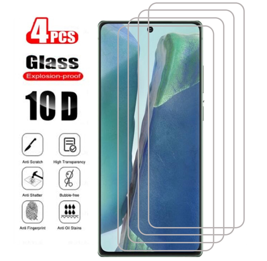 4pcs HD Original Protective Tempered Glass For Samsung Galaxy Note 20 6.7" Note20 5G SM-N980 Phone Screen Protector Cover F