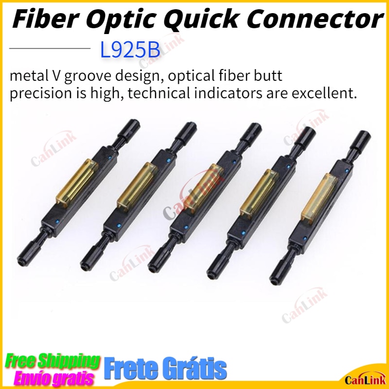 10pcs~200pcs L925B L925BP Fiber Optic Quick Connector Optical Fiber Mechanical Splice For Drop Cable Optic Assembly