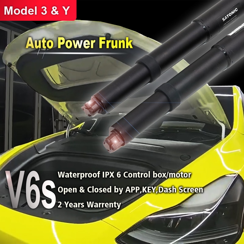 Model 3 Y Auto Power Frunk Modified Automatic Lifting Electronic Front Gate For Tesla ModelY 3 Waterproof Car Accessorri V6S