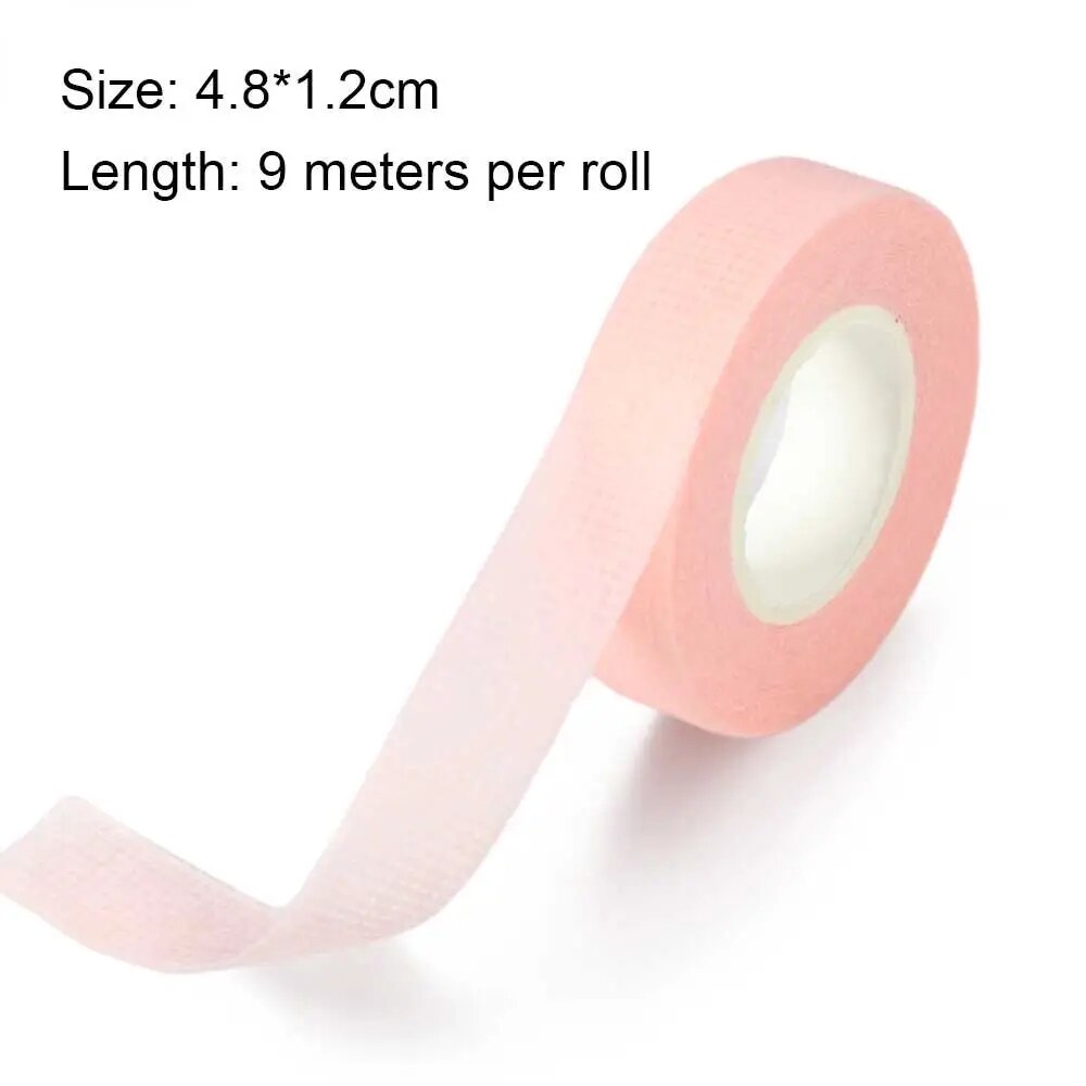 1/3 Medical Eyelash Extension Lint Free White Paper Under Patches Eye Tapes Medical PE False Lash Extension Wrap Tape Set