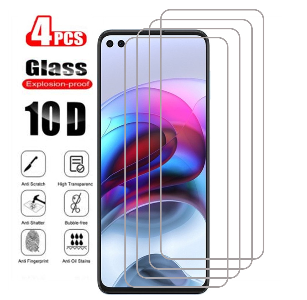 4Pcs Glass For Motorola Defy 2021 Tempered Glass for Motorola Edge S30 X30 Moto E6i Moto E7 i Power One 5G Ace Screen Protector