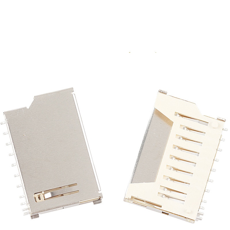 10PCS/lot MMC / SD booth memory card sets socket SD card connector short type