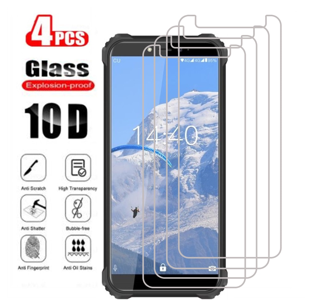 4PCS For Oukitel WP5 Pro Tempered Glass Protective ON For Oukitel WP5 Screen Protector Smart Phone Cover Film