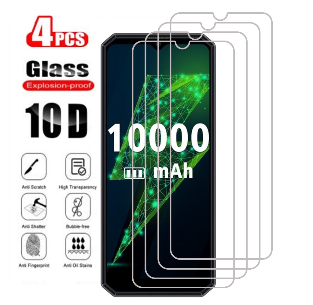 4Pcs Protection Glass For Oukitel C18 C19 C21 Pro C23 K15 Plus WP12 WP9 WP10 5G Tempered Screen Protective Protector Cover Film