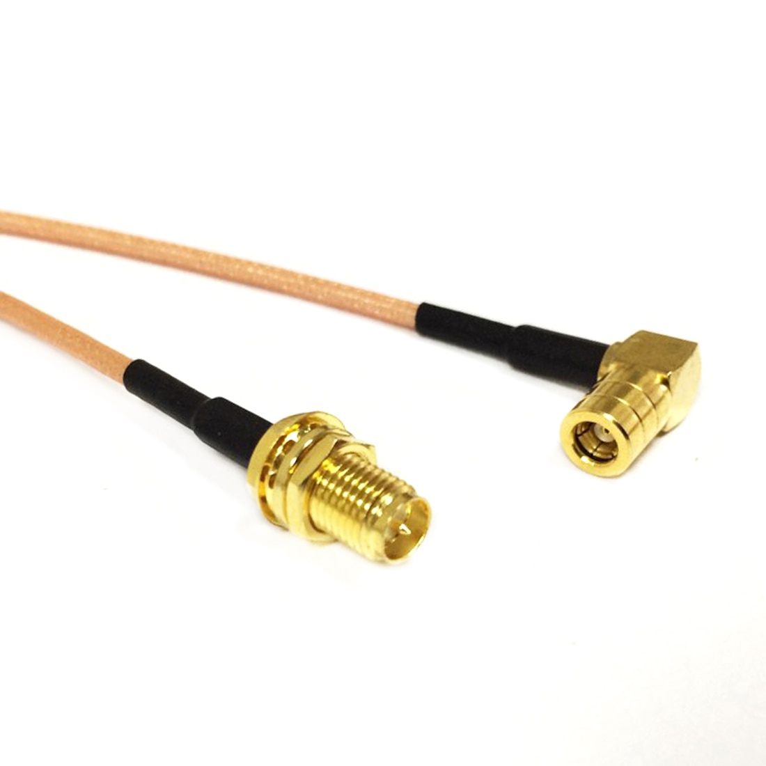 Wireless Router Cable RP-SMA Female Jack to SMB Female Jack Right Angle RG316 Cable Pigtail 15cm 6inch